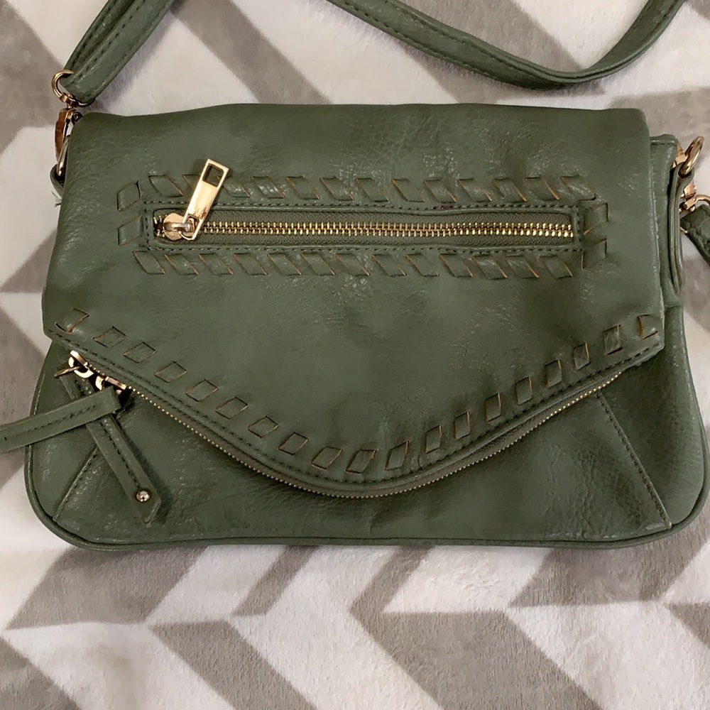 Francescas Green Crossbody Bag Gem